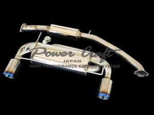 Power Craft パワークラフト NISSAN Z34 ハイブリッドエキゾーストマフラーシステム P-NI070101 日産 シングルバルブ