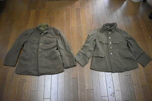 うぶ品　日本軍　軍隊の制服　軍服　二着まとめて　軍装品　軍隊物