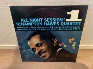 HAMPTON　HAWES　QUARTET 「ALL　NIGHT　SESSION!　Vol.1」　(CONTEMPORARY)