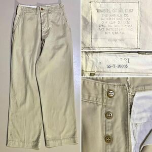 1950s US . Military Twill Pant Size W 28