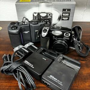 【2台おまとめ】Nikon ニコン COOLPIX 5000/955 コンパクトデジタルカメラ コンデジ 1円スタート 通電確認OK #19191