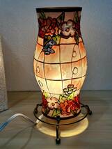 [311] ティファニー ランプ ステンドランプ TIFFANY LAMP 100V 40W_画像8