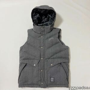 ■ Sサイズ ■ STUSSY WOOLGUIDEDOWN VEST ( ステューシー レア ダウン ベスト ジャケット チャプト 周年 記念 限定 ダウンベスト )