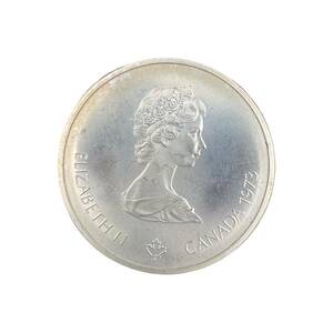 【KF1999】銀貨 ELIZABETH II CANADA 1973 Montreal 1976 Olympiade XXI 10 Dollars モントリオール オリンピック 10ドル コイン 