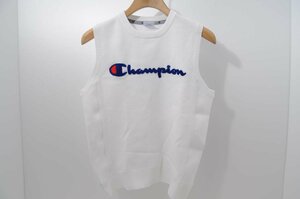 coco* Champion * crew neck knitted the best * simple * white * white *L*USED* cat pohs shipping possible *58270