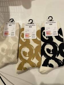 ヒートテック　ソックス　UNIQLO Marimekko マリメッコ　コラボ　靴下 新品未使用　ユニクロ　3種セット