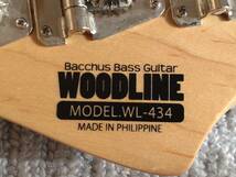 【中古】Bacchus　バッカス　エレキベース　WOODLINE　WL-434_画像8