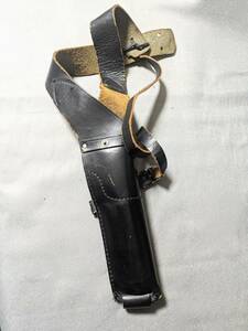 革製 ショルダーホルスター 6インチ リボルバー用（44マグナムに使用）モデルガン　エアガン　サバゲー