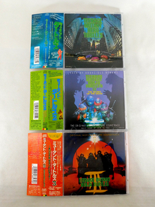 CD「ミュータント・タートルズ 1～3 TEENAGE MUTANT HERO TURTLES / オリジナル・サウンドトラック」3タイトルセット 