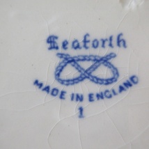 イギリス製 Wood & Son ケーキプレート Seaforth お皿 1891～1907年 アンティーク 英国 plate 1341sc_画像5