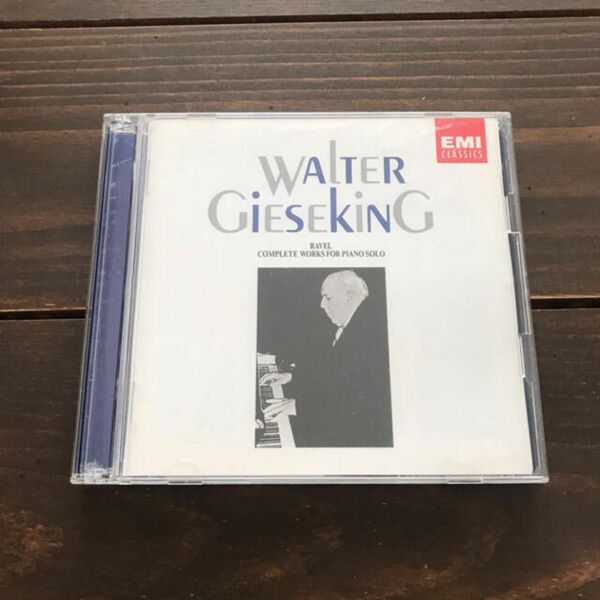 2枚組CD ラヴェル：ピアノ曲全集　ワルター・ギーゼキング