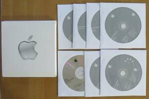 ☆　Apple PowerMac G4 MDD用リストアディスク Mac OS X 10.2.1/Mac OS 9.2.2 Restore disc 7枚組（中古）