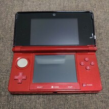 【美品】ニンテンドー3DS フレアレッド ACアダプターセット_画像6