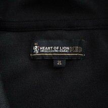 新品 HEART OF LION ヒロココシノオム ブロックフリース ジャケット 4L 黒 薄茶 【I57191】 洗濯可 ブルゾン メンズ 大きいサイズ_画像9