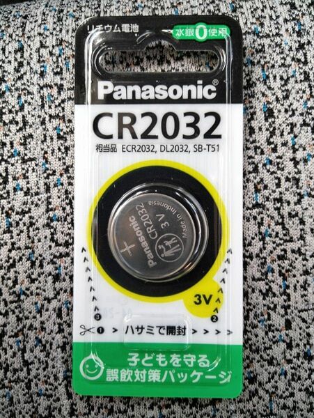 ボタン電池 　CR2032　パナソニック　Panasonic　純正　