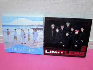 K-POP♪ ATEEZ エイティーズ 日本盤CD2点！初回限定盤、DVD付き有り！「Dreamers」「Limitless」美品！