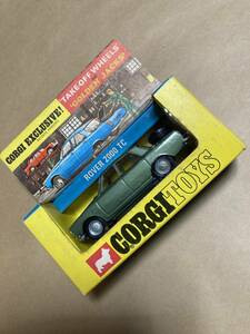 送料無料　CORGI 275 「ROVER 2000 TC」 ゴールデン ジャッキ仕様 