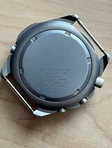 CITIZEN シチズン チタン製 ウィングマン メンズ クォーツ腕時計 ビンテージ 電池切れ _画像4
