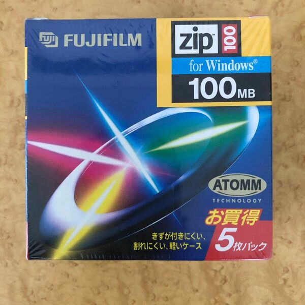 FUJIFILM 100MB ZIPディスク5枚セット ZDK100 DS F5