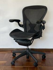 Herman Miller ハーマンミラー アーロンチェア Bサイズ Bタイプ フル装備 ポスチャーフィット グラファイト