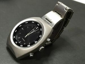 SEIKO TITANIUM H711-0A10 セイコー メンズウォッチ クォーツ 腕時計 動作未確認 ジャンク ②