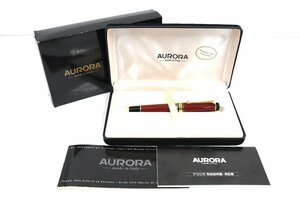 AURORA アウロラ OPTIMA オプティマ 赤 レッド 14K-585 B 万年筆 箱 20785746