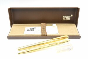 MONTBLANC モンブラン NOBLESSE ノブレス 14K-585 ゴールド 万年筆 ボールペン セット 箱 20760098