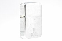 Zippo ジッポー HOPE ホープ アロー シルバーカラー オイルライター 喫煙具 20786146_画像4