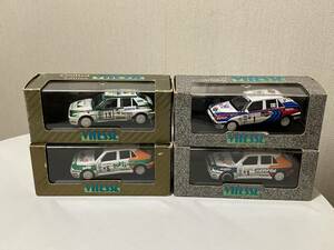  free shipping VITESSE Vitesse 1/43 Lancia super Delta 4 piece set together minicar LANCIA SUPER DELTA