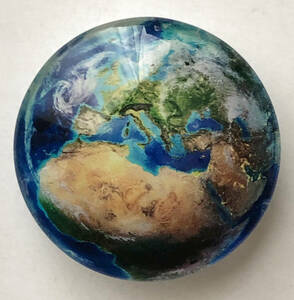  new goods / prompt decision [ Planet Earth ] crystal dome magnet / glass made / the earth / Spacy /kozmik/ gift / interior (lu-2210-16)