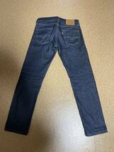 美品 made in USAリーバイス Levi's 511 W30 L32 USA リジッド 赤耳 04511 2596 BIG E_画像2