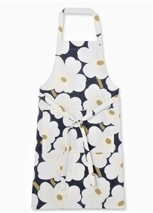 ★Marimekko マリメッコ エプロン ウニッコ ネイビー