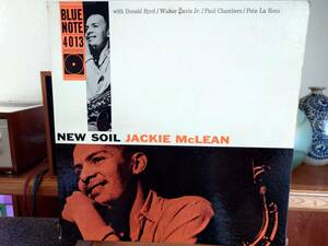 Jackie Mclean / NEW SOIL/ BLUE NOTE 4013 初期盤！！