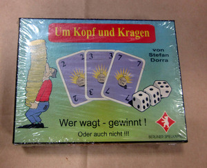 ボードゲーム　Um Kopf und Kragen コプフ・クラーゲン　未開封品