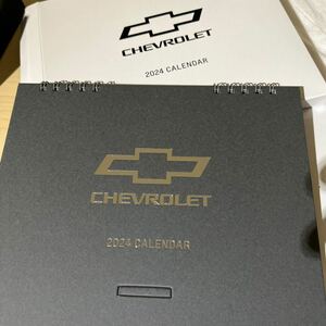 シボレー　2024年　最新　カレンダー　コルベット　カマロ　卓上カレンダー 新品