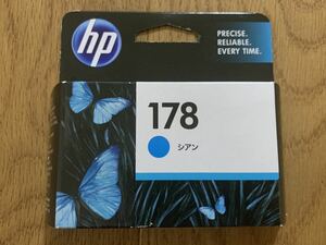 ★☆ hp 純正インク 178 シアン 送料140円～ 新品 未使用 未開封 推奨使用期限 2023/8 インクカートリッジ 5510 6510 6520 4620