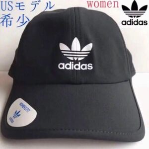 レア【新品】adidas アディダス USA 帽子 レディース キャップ 黒