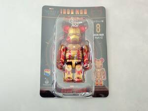 Happyくじ　IRON MAN アイアンマン BE@RBRICK　ベアブリック賞 8 Mark 42/K8-1