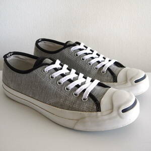 CONVERSE JACK PURCELL　コンバース ジャックパーセル　お洒落なパイピング仕様〈 5.5インチ　24.5cm 〉グレー　美品