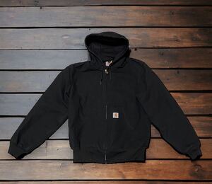 USA製　Carhartt カーハート J131-BLK ダック　アクティブジャケット ブラック★Sサイズ★