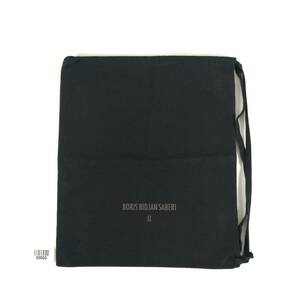 【未使用】BORIS BIDJAN SABERI CANVAS BAG / ATTACHED BAG / BLACK /キャンバスバッグ 付属巾着 袋 ブラック 黒 (#D3DGS)