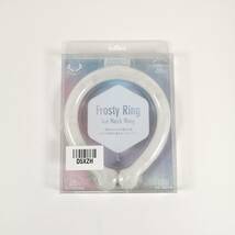 【未使用・2個セット】Frosty Ring Ice Neck Ring 白(L)　ブルー(M) フロスティリング ネッククーラー 熱中症対策 オシャレ (#D5XZH)_画像2