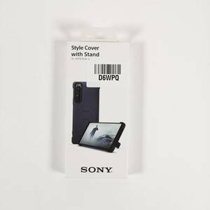 【未使用】 SONY Style Cover with Stand for Xperia 1 V XQZ-CBAT PURPLE パープル 正規純正品 ソニー スマホカバー (#D6WPQ)