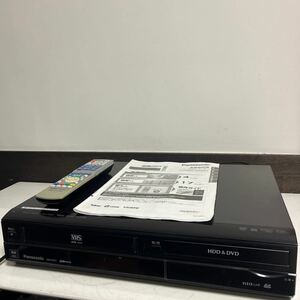 パナソニック Panasonic DMR-XP25v DVD レコーダー VHS ビデオ DMR HDD 通電確認済み★取説、リモコン付き