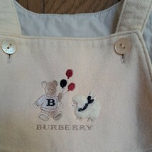 ⑩ 80cm　バーバリー　オーバーオール　サロペット　ロンパース　BURBERRY　三陽商会_画像2