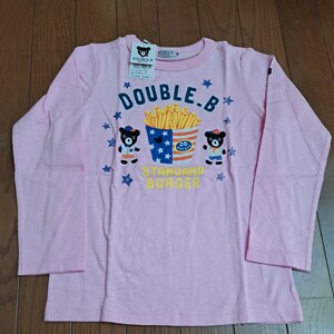 ⑪ 新品　130cm　定価5940円　ダブルB　ミキハウスダブルB　DOUBLE.B　長袖Tシャツ　ロンT　男の子