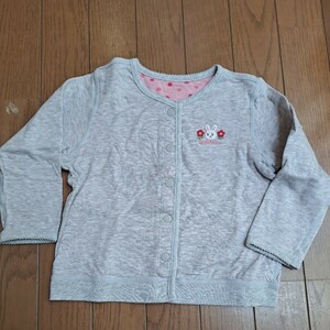 ⑪ 100 см Miki House Cardigan Girl Grey Grey