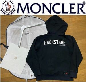 希少 正規品 MONCLER FRAGMENT BACKSTAGE パーカー モンクレール ジーニアス フラグメント 藤原ヒロシ FRGMT