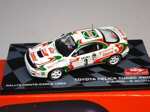 #1/43 トヨタ セリカ Turbo 4WD #3 オリオール 1993 モンテカルロ優勝