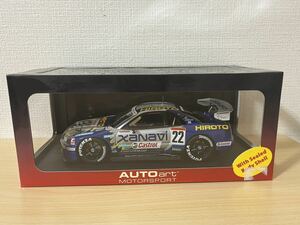 2001 JGTC #22 ザナヴィ ヒロト GT-R M.クルム/T.田中 （1/18スケール モータースポーツ 80177）